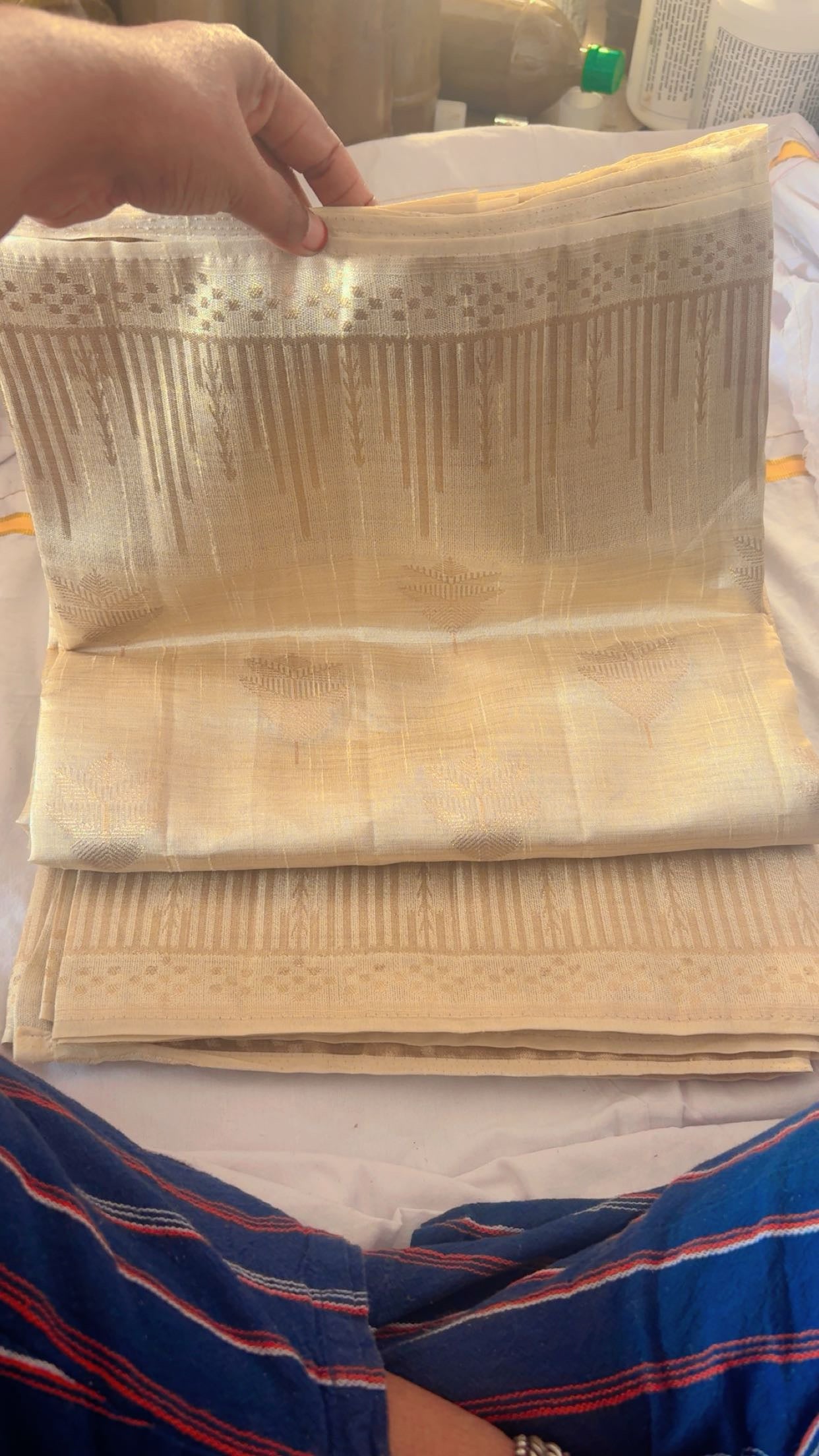 Golden Saree