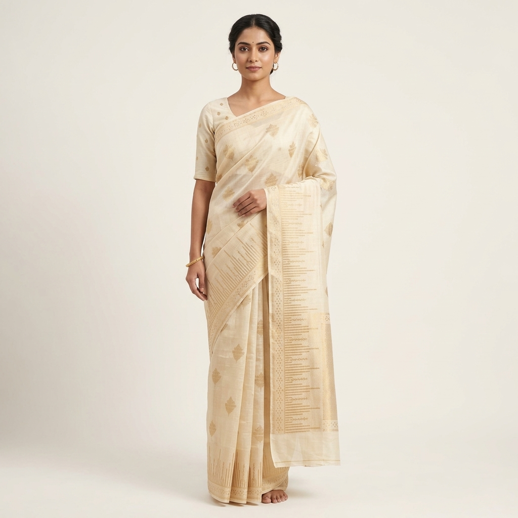 Golden Saree