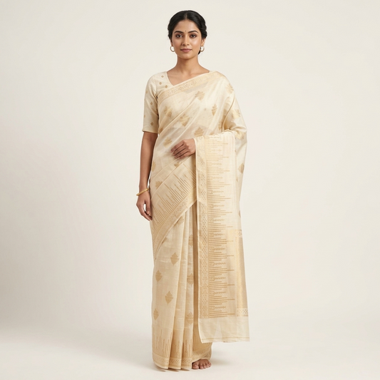 Golden Saree