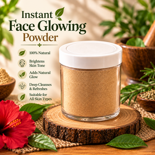 Instant face glowing powder  70gram