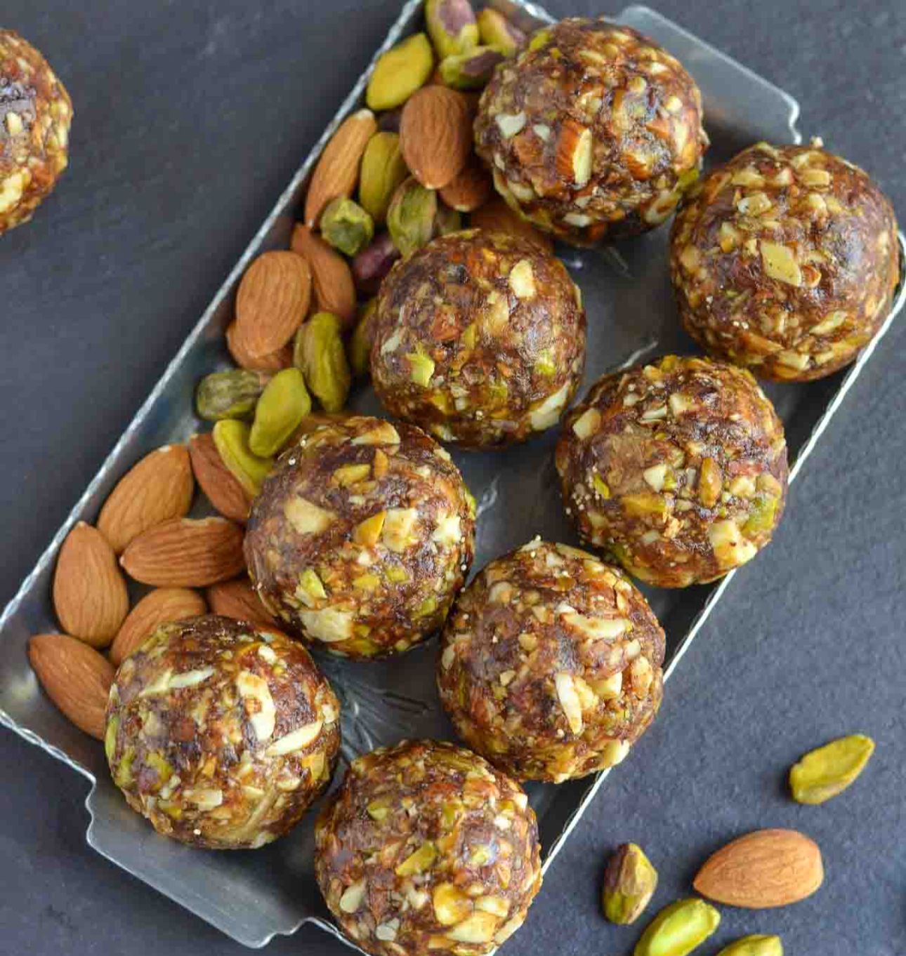 Hair Growth Protein Laddus – 250g Dry Fruit & Seed Blend